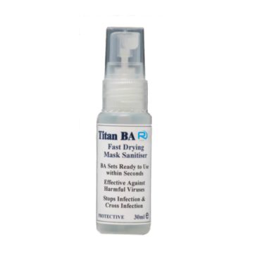 Titan BA fast drying mask sanitiser small spray bottle