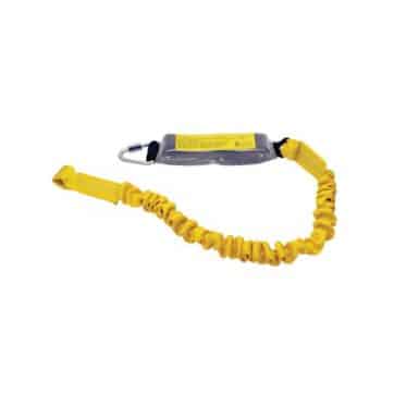 Ridgegear RGL6 Elasticated Webbing Lanyard & Shock Absorber