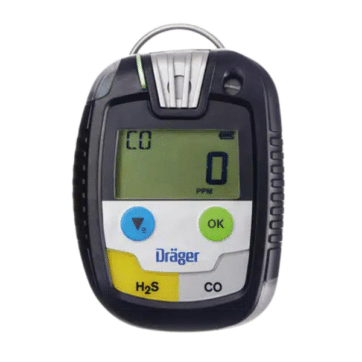 Drager Pac 8500 dual gas detector H2S and CO front
