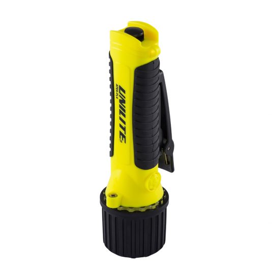 Unilite FL4 Hand Torch (Upside Down, Tilted View)