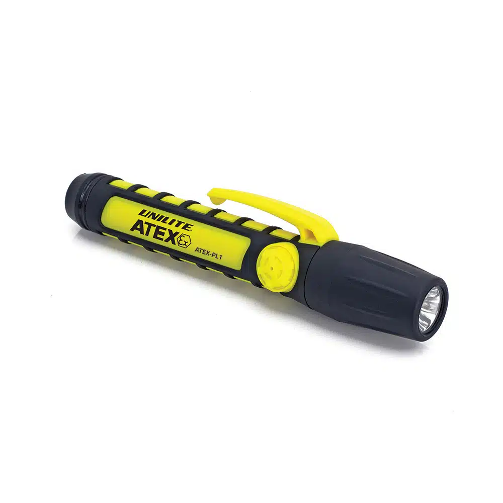 Unilite Atex PL1 LED Penlight Torch (Laid Flat, Sideways)