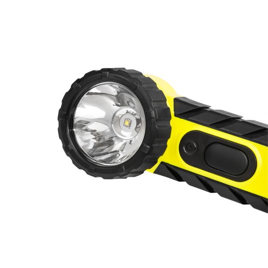 Unilite RA2 Zone Hand Right Angle Torch (Cropped View Of Light - Zoomed In)