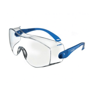 Dräger X-Pect Panoramic Goggles - Transparent w/ Blue Frame