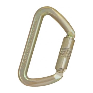 Abtech Safety D Shape Steel Carabiner (KH219SS)
