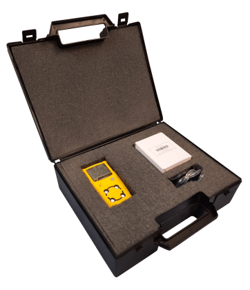 Gas monitor carry case
