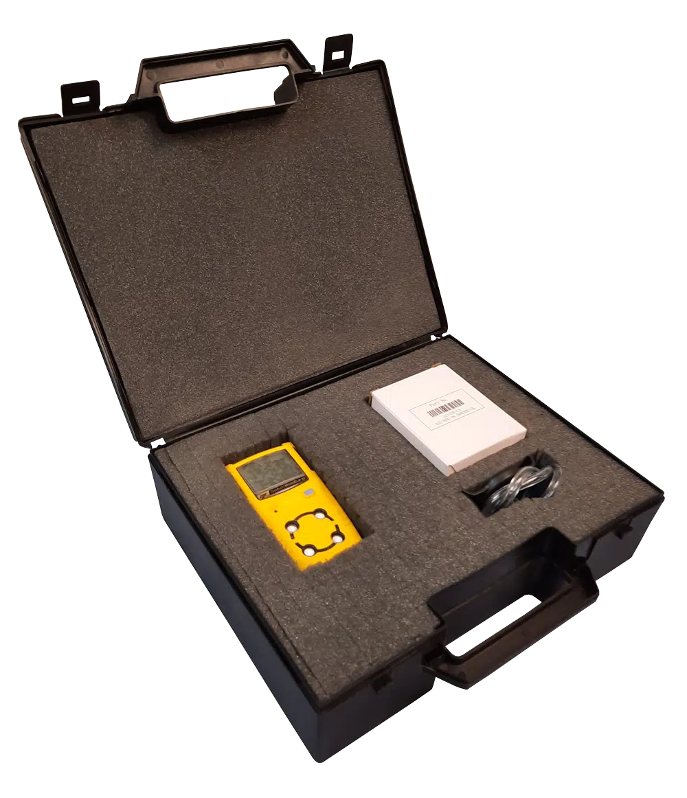 Gas monitor carry case