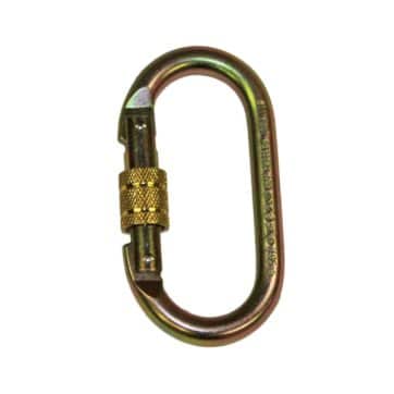 Globestock Oval Screwgate Carabiner
