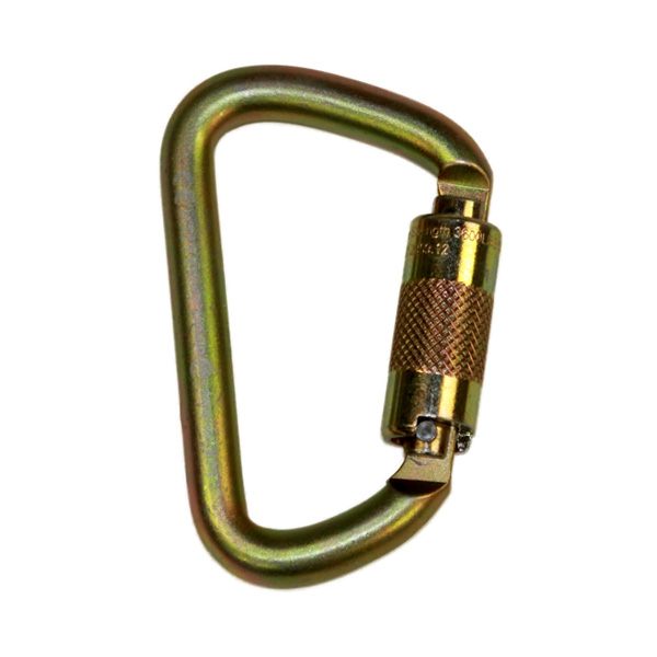 Globestock D Shape Twist Lock Carabiner