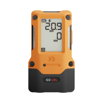 Crowcon DuoIQ dual gas detector o2 and lel front