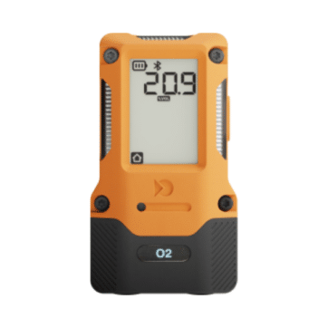 UNOIQ Crowcon Single Gas Detector O2 Front Image