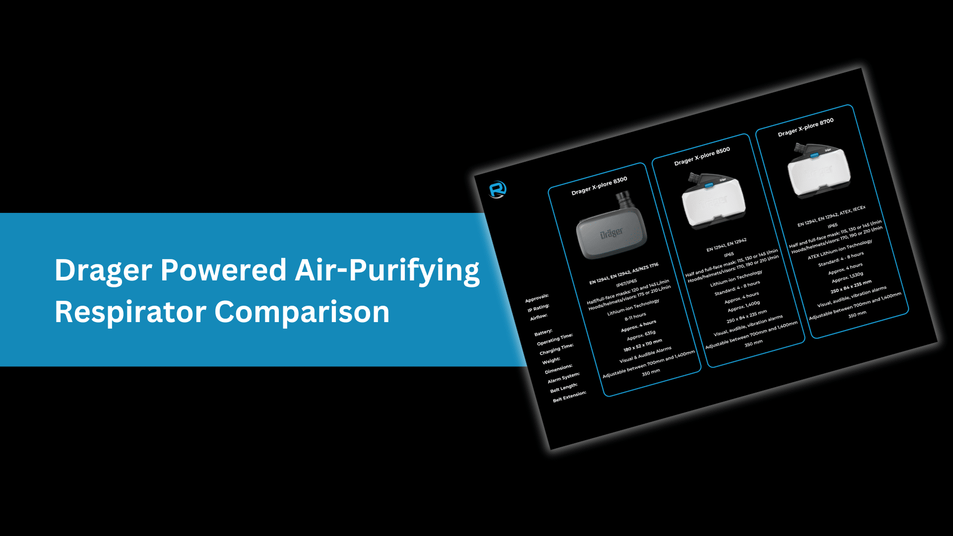 Drager Self Contained Breathing Apparatus Comparison