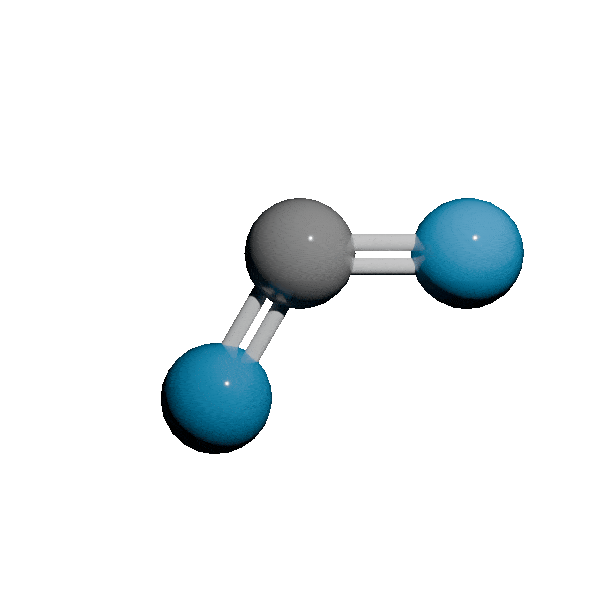 Sulfur dioxide animation 90F