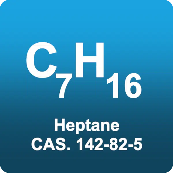 Gas plate Heptane