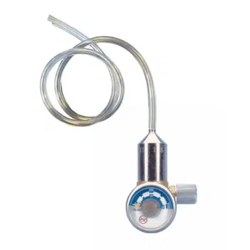 Regulator with tubing