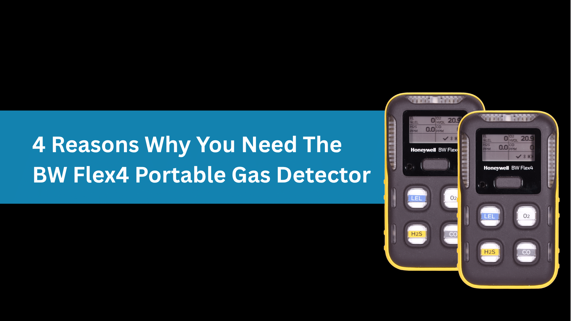 4 Reasons Why You Need The BW Flex4 Portable Gas Detector