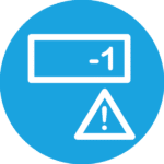Fault - Negative reading - circle