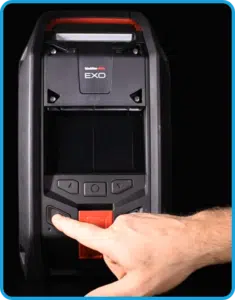 turning the exo 8 on