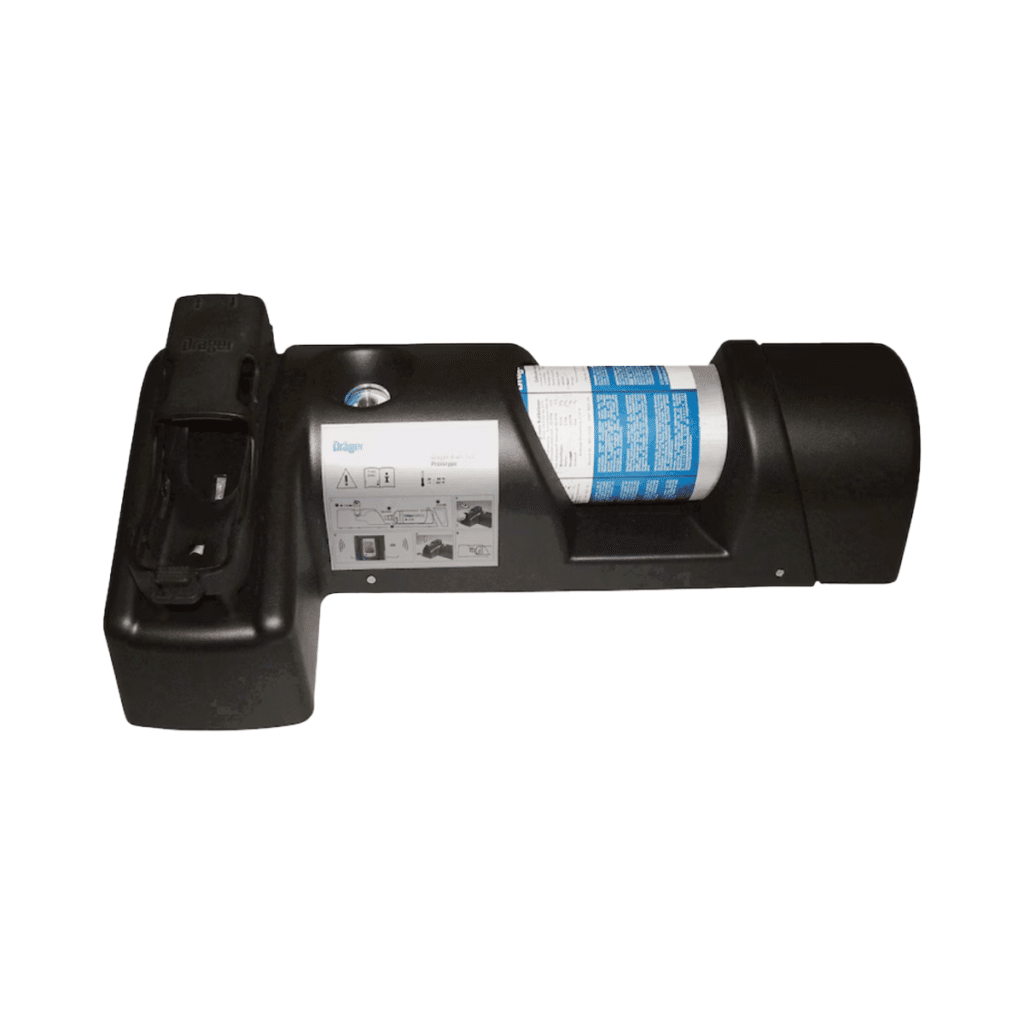 Drager bump test station
