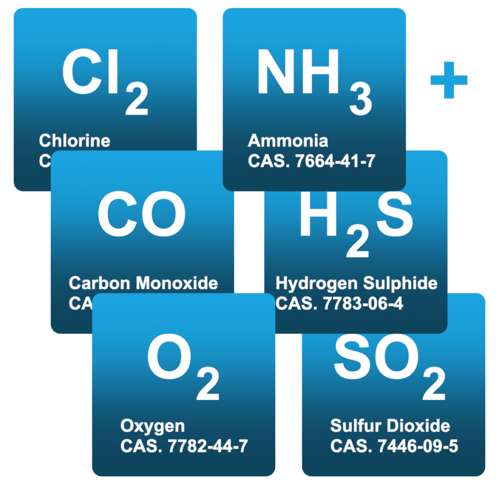 gases that the flex 5 can detect